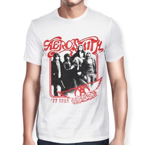 Aerosmith 77 Tour T-Shirt, Men&#39;s and Women&#39;s Sizes (bma-138)