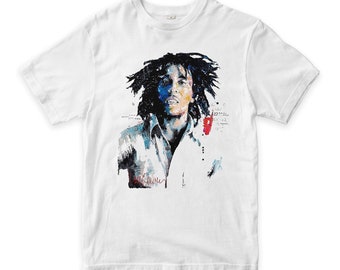 Bob Marley Legend T-Shirt, 100% Cotton Tee, Men's and Women's All Sizes (wra-069)