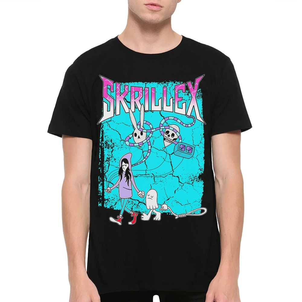 Camiseta Skrillex Gost tallas para hombre y mujer BMA-117 - Etsy México