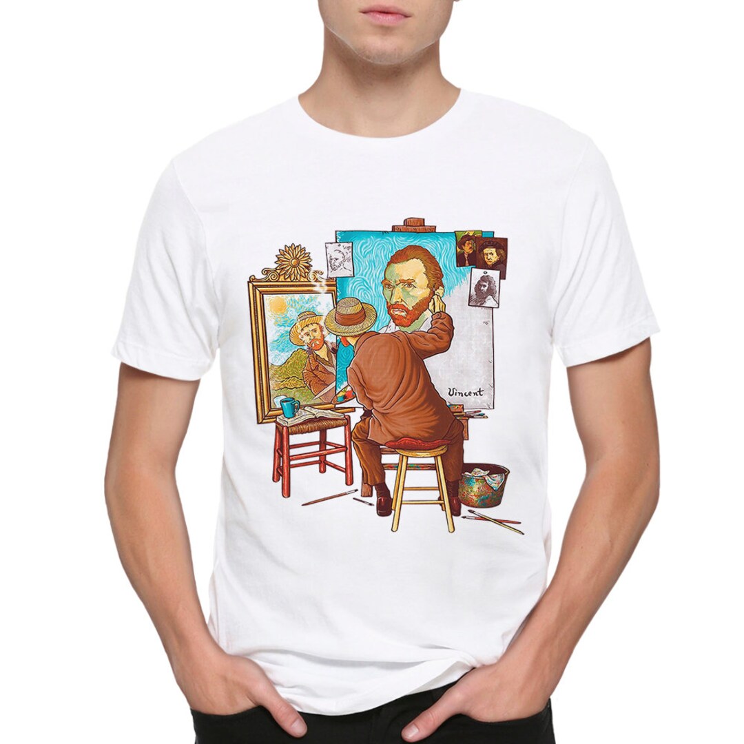 tシャツ 「Vincent van GOGH」SELF PORTRAIT BY VINCENT VAN GOGH TEE (UN) レディース メンズ tシャツ 「Vincent van GOGH」SELF PORTRAIT BY VINCENT VAN