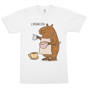 Capibarista Funny T-Shirt, Capybara Shirt, Men's and Women's Sizes (KPB-697033)