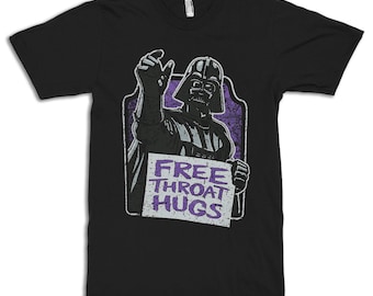 Darth Vader Free Throat Hugs T-Shirt, Men&#39;s and Women&#39;s Sizes (bma-297)