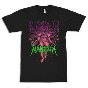 メトロイド マリディア ロック Tシャツ メンズ・レディースサイズ (bma-242)
