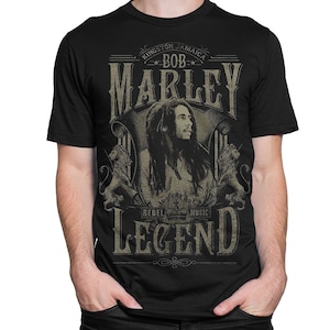 Bob Marley Legend Vintage T-Shirt, 100% Cotton Tee, Men's and Women's Sizes (wr-183)