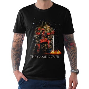 Deadpool The Game Is Over T-Shirt, Men&#39;s and Women&#39;s Sizes (bma-210)