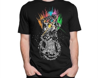 インフィニティ・ガントレット サノス Tシャツ、アベンジャーズ インフィニティ・ウォー シャツ、メンズ・レディースサイズ (bma-231)