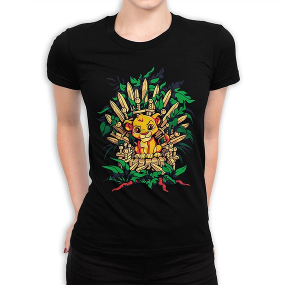 Camiseta Simba En El Trono Camiseta El Rey Leon Tallas de Hombre y Mujer bma 180 Etsy Mexico