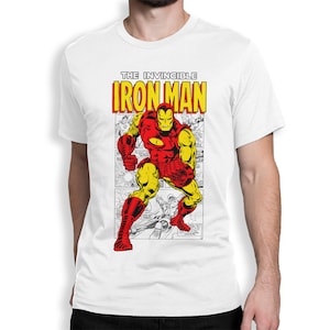 The Invincible Iron Man T-Shirt, Men&#39;s and Women&#39;s Sizes (bma-214)