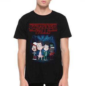 Stranger Falls Gravity Falls T-Shirt, Men&#39;s and Women&#39;s Sizes (bma-128)
