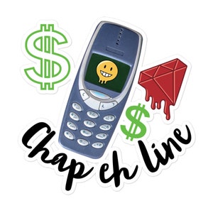 Chap eh line Bubble-free stickers | Jamaicaanse Patwah