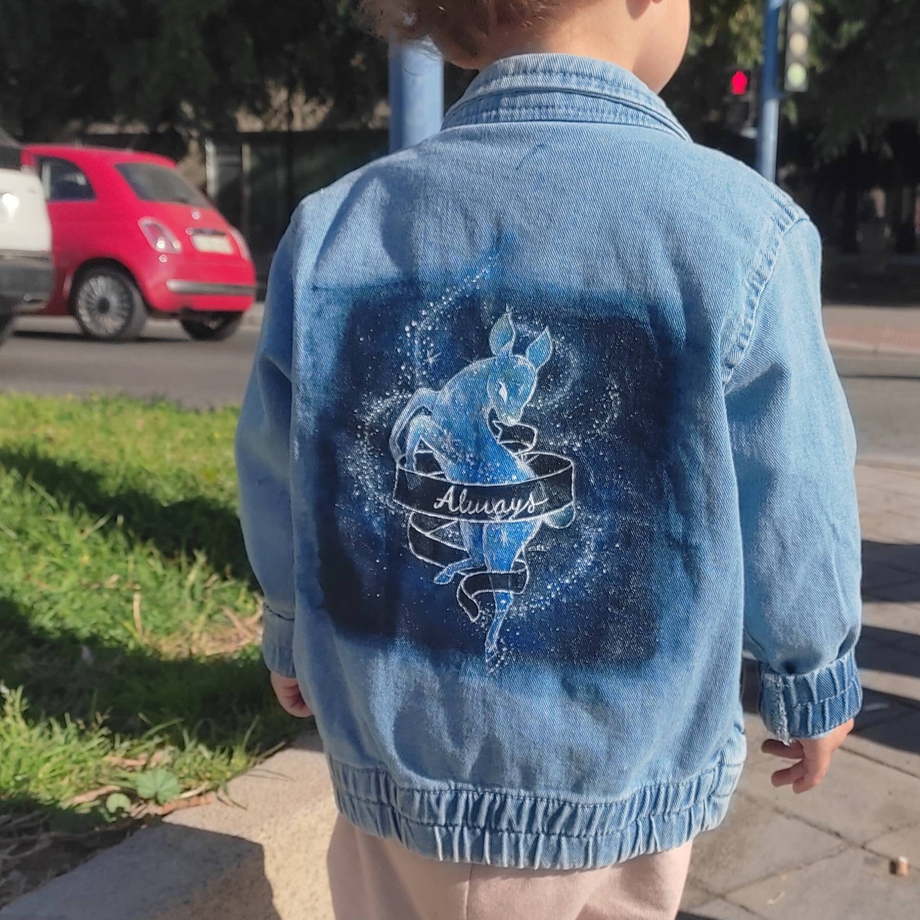Handpainted Harry Potter Denim Jacket. Etsy