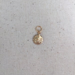 Sun Earring Charm / Gold Filled Charms / Mix and Match Earrings / Earrings Charm for Hoops