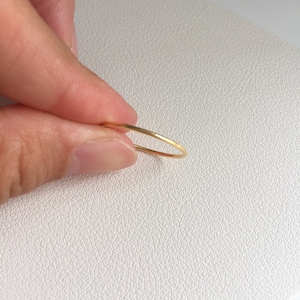 Gold Filled Ring / Thin Stacking Ring  / Minimalist Gold Ring