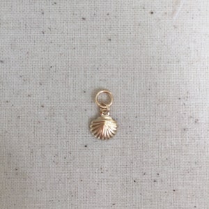 Seashell Earring Charm / Gold Filled Charms / Mix and Match Earrings / Earrings Charm for Hoops