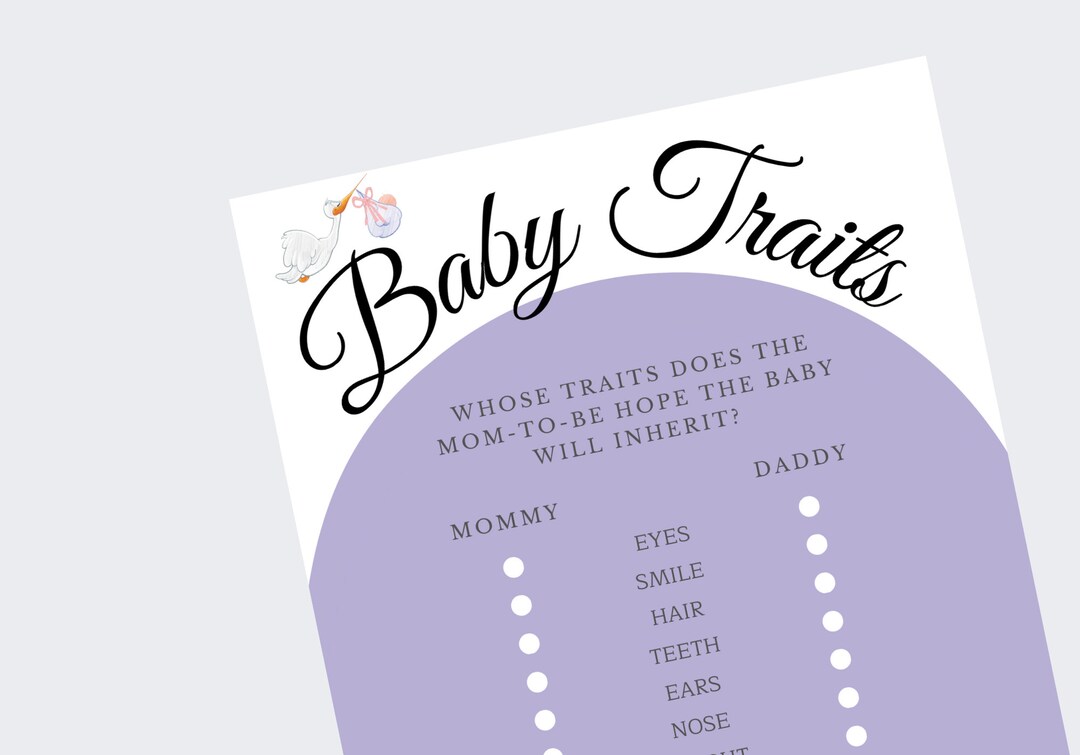 Baby Shower Game Printable Baby Shower Game Easy Printable Game Baby
