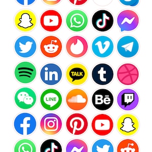 Social media labels - .de
