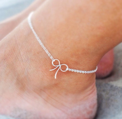 Silver Baby Anklets Etsy UK