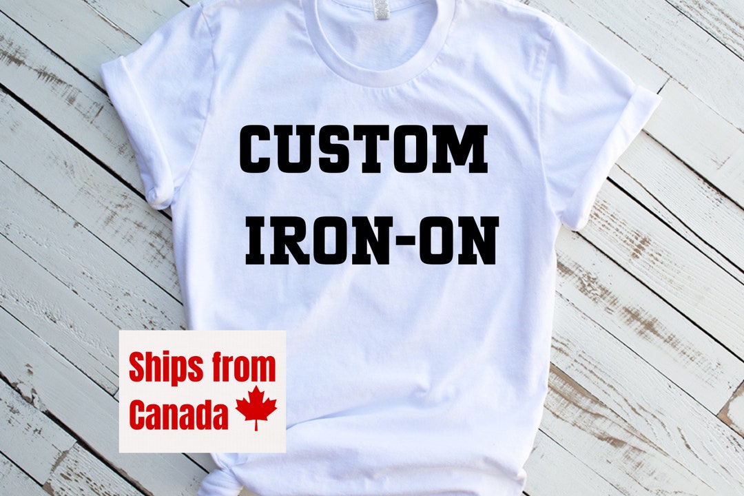 Custom Iron on Decal, Personalized Gift, Decal, Vinyl Decals, Iron on