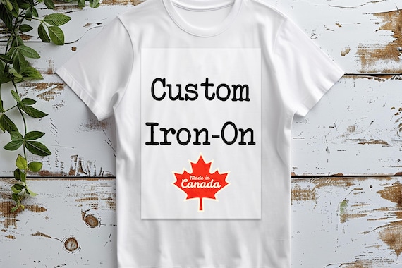 Custom Iron-On Vinyl Decal: Personalized Heat Transfer