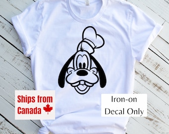 Goofy Decal, Mickey, Disneyworld Decal, Disneyland Decal, Disney Family Shirt, Disney Trip Decal, DIY Shirt