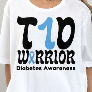 Diabetes Awareness Svg Png, T1d Warrior png Svg, Blue Ribbon Svg, Type 1 Diabetes T1D Awareness Svg Cricut