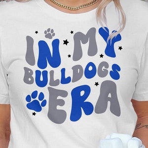 In My Bulldogs Era Png Svg, Bulldog Lovers Svg Cricut Cut File Sublimation