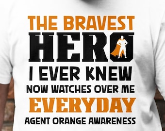 Agent Orange Awareness Svg Png, Vietnam Veteran Svg,  Svg Cricut Sublimation Designs