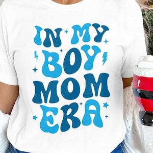 In My Boy Mom Era Svg Png, Retro In My Boy Mom Era Svg Png, Instant Download Cricut Ready to Press Sublimation Design