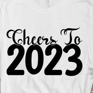 Cheers to 2023 SVG PNG, Digital Download, 2023, Sublimation, leopard, Cheetah, Happy New Years, sublimate, skull, skellie, bubbles,