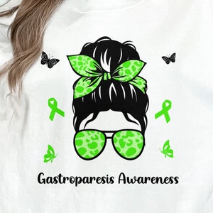 Gastroparesis Awareness Svg, Png, Gastroparesis Awareness Svg, Green Ribbon Svg, Gastroparesis Support Cricut Sublimation Design