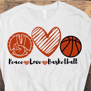 Peace Love Basketball SVG PNG , Sublimation Design, Leopard, Cheetah, , Digital Download, Clipart, templates, Print