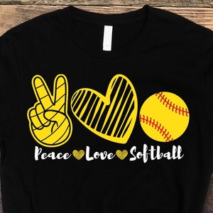 Peace Love Softball SVG PNG, Sublimation Design, Digital Download, Clipart, templates, Print white black Softball Cheetah Leopard PNG,