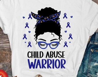 Child Abuse Awareness Svg Png, Child Abuse warrior Svg, Blue Ribbon Svg, Child Abuse Prevention Cricut Sublimation