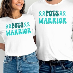 Dysautonomia POTS Awareness Svg Png, Retro Pots Warrior Svg, Turquoise Ribbon Svg, Dysautonomia Awareness Svg Cricut Sublimation