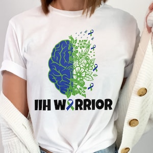 IIH Warrior Png Svg, Idiopathic Intracranial Hypertension Svg, Pseudotumor Cerebri Awareness Cricut Sublimation Design