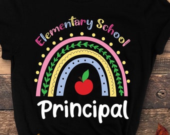Elementary School Principal SVG PNG, Gift for Principal, Back to school SVG, 1st day of School Svg Cut File Cricut Sublimation
