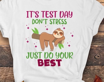 Test Day Svg Png, Test day don't stress do your best Svg, Testing Day Svg, State Testing Svg Cricut File Sublimation Design