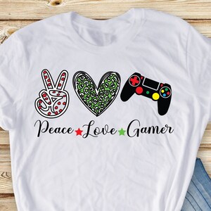 Peace Love Game png svg, Retro Gaming png, Peace and Love svg, Gift for Gamer,  Funny Gaming Video Games Lovers Gifts, Gamer Quotes Svg File