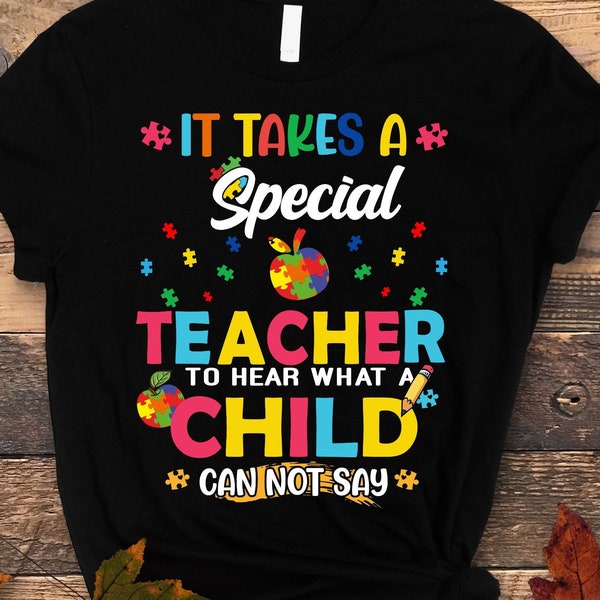 Autism Awareness PNG SVG,It Takes A Special Teacher To Hear What A Child Cannot Say png, Autism Awareness png,Proud Autism png,Files Cricut,