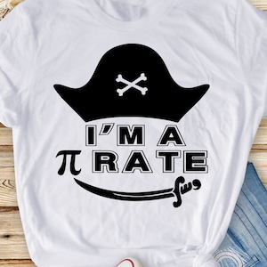 I&#39;m a pi rate  PNG SVG, Pi Day Svg, Pi Day png, School Svg, Math Svg, Teacher png, Mathematical Nerd png, Math Lover png,
