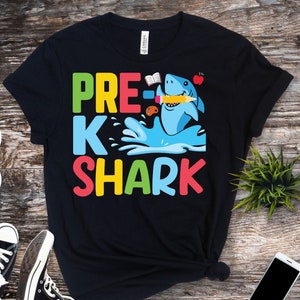 Pre-K SHARK Png, First Day of Pre-K png, Preschool Teacher png, 1st Day of School png, Back to School png Sublimation