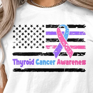 Thyroid Cancer Awareness Svg Png, Thyroid Cancer Awareness Svg, Thyroid Cancer Support Svg Cricut Sublimation Designs