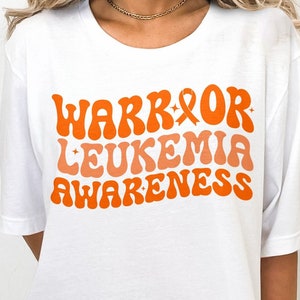 Leukemia Awareness Svg Png, Warrior Leukemia Awareness Svg, Leukemia Cancer Orange Ribbon Svg Cricut Sublimation