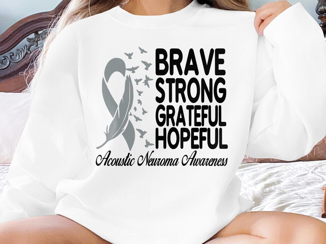 Brave Strong Acoustic Neuroma Svg Png, Acoustic Neuroma Awareness Svg ...