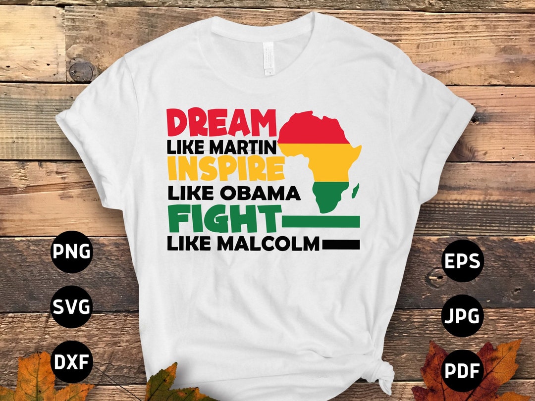 Dream Like Martin Svg Png, Juneteenth Svg Png, Celebrate Black Freedom ...