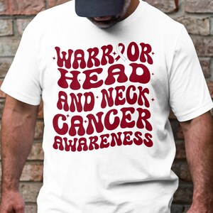 Retro Warrior Png, Head and Neck Cancer Awareness Svg Png, Burgundy White Ribbon Svg Circut Sublimation Design