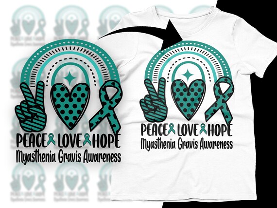 Women Hope Butterfly Myasthenia Gravis Awareness Teal Ribbon T-Shirt Women Hope Butterfly Myasthenia Gravis Awareness Teal Ribbon T-Shirt