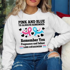 Pink and Blue to Always Remember You Svg, Pregnancy and Infant Loss ...