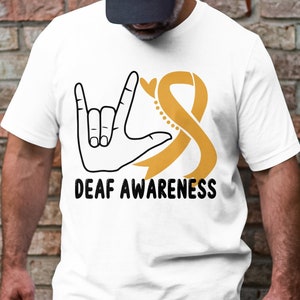 Deaf Awareness Svg Png, Funny Deaf Art Sayings Gifts Svg, Cricut File Png Sublimation Design