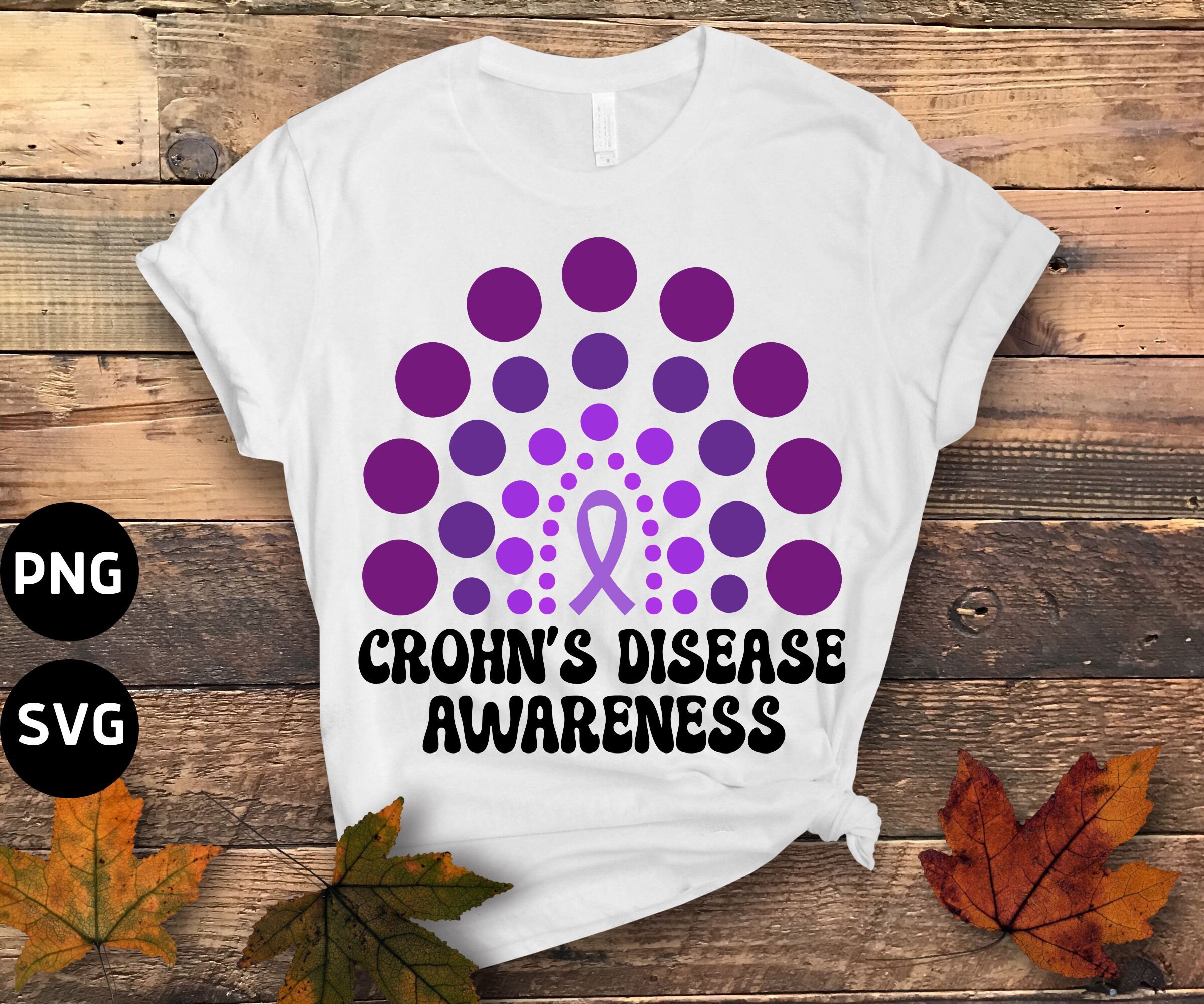 Crohn's Disease Awareness Svg Png Crohn's Disease Etsy